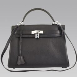 Hermes Kelly 32cm Togo Leather Clemence Black